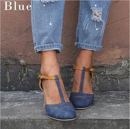 Round Toe Heel High Shoes Pumps