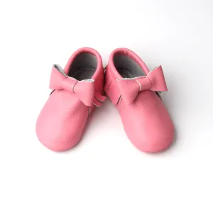 RTS Big Bow Moccasins- Pink