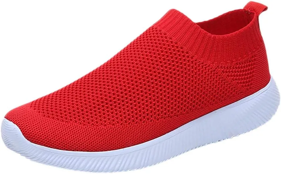 Running Shoes Women Sneakers Tennis Workout Walking Gym Lightweight Business Casual Shoes Women Womens Slip On Loafers White Women's Sneakers