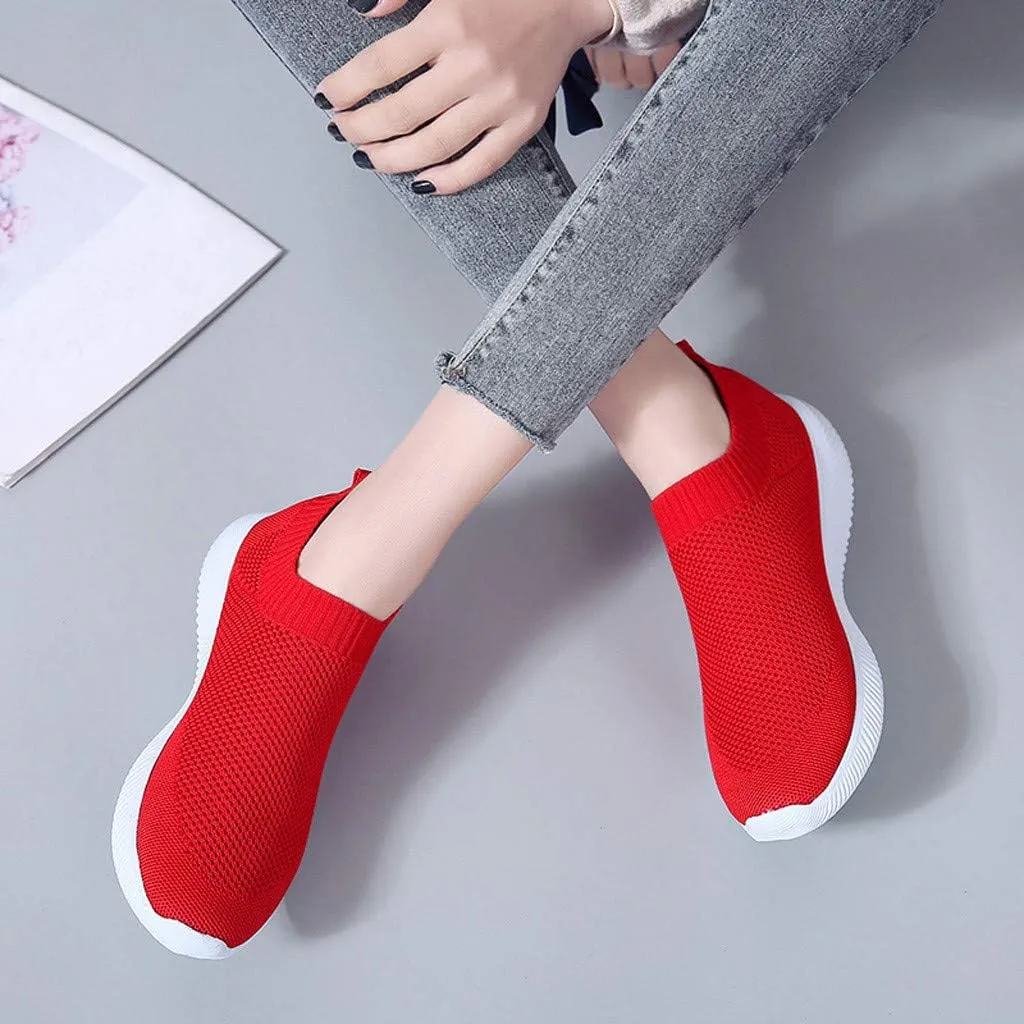 Running Shoes Women Sneakers Tennis Workout Walking Gym Lightweight Business Casual Shoes Women Womens Slip On Loafers White Women's Sneakers