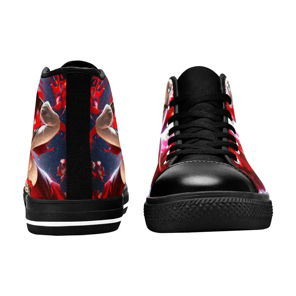 RWBY Ruby Rose Fanart Shoes High Top Sneakers for Kids and Adults