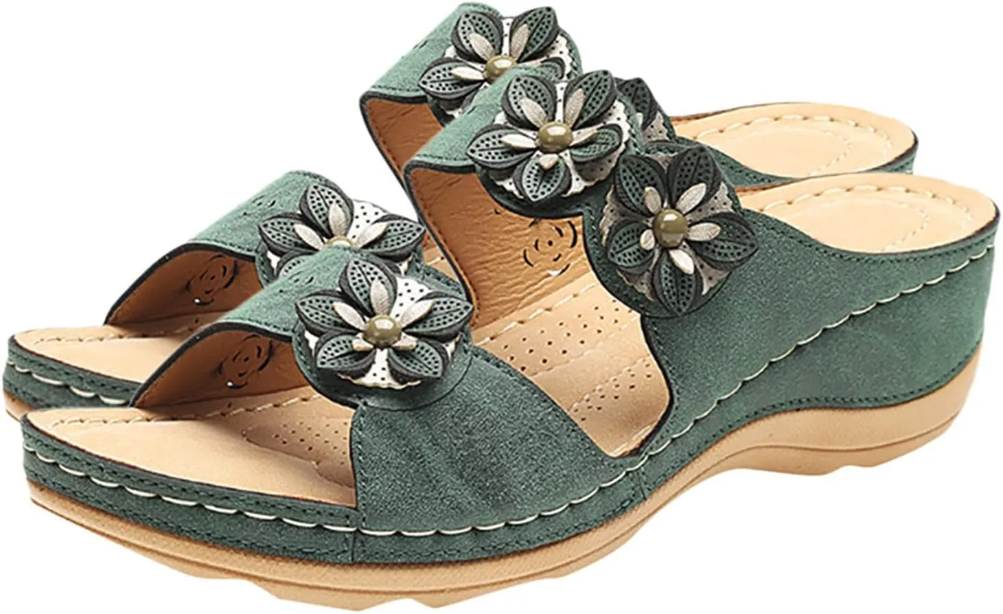 Sandals for Women Dressy, Women's Comfy Orthotic Sandals Orthopedic Sandals Summer Arch Support Slide Sandals