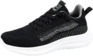 SBGMoSJ Casual Sneakers for Women Trendy Platform Zapatos Confortables para Mujer Casual Shoes for Women 2023 Platform Sneakers for Women 6 Wide Women Flat Black Shoes Wide Width Comfy and Dressy