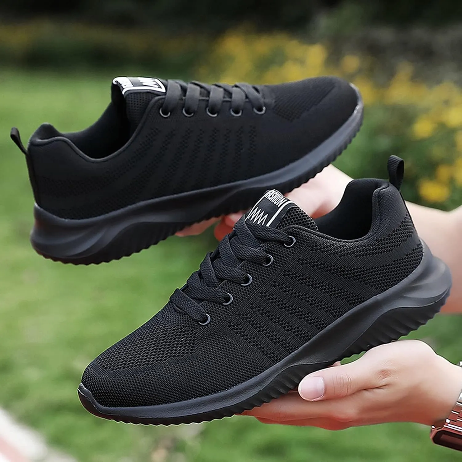SBGMoSJ Walking Sneakers for Women 2023 with High Arch Slip On Sneakers for Women Size 10.5 Womens Athletic Shoes Size 11 Wide Platform Sneakers for Women Wide Zapatos Negros para Mujer Altos