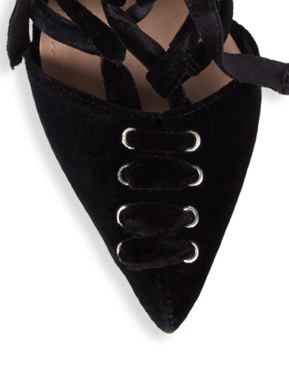 Schutz Lais Black Fashion Strappy Lace Up Stiletto High Heel Pointed Toe Pumps
