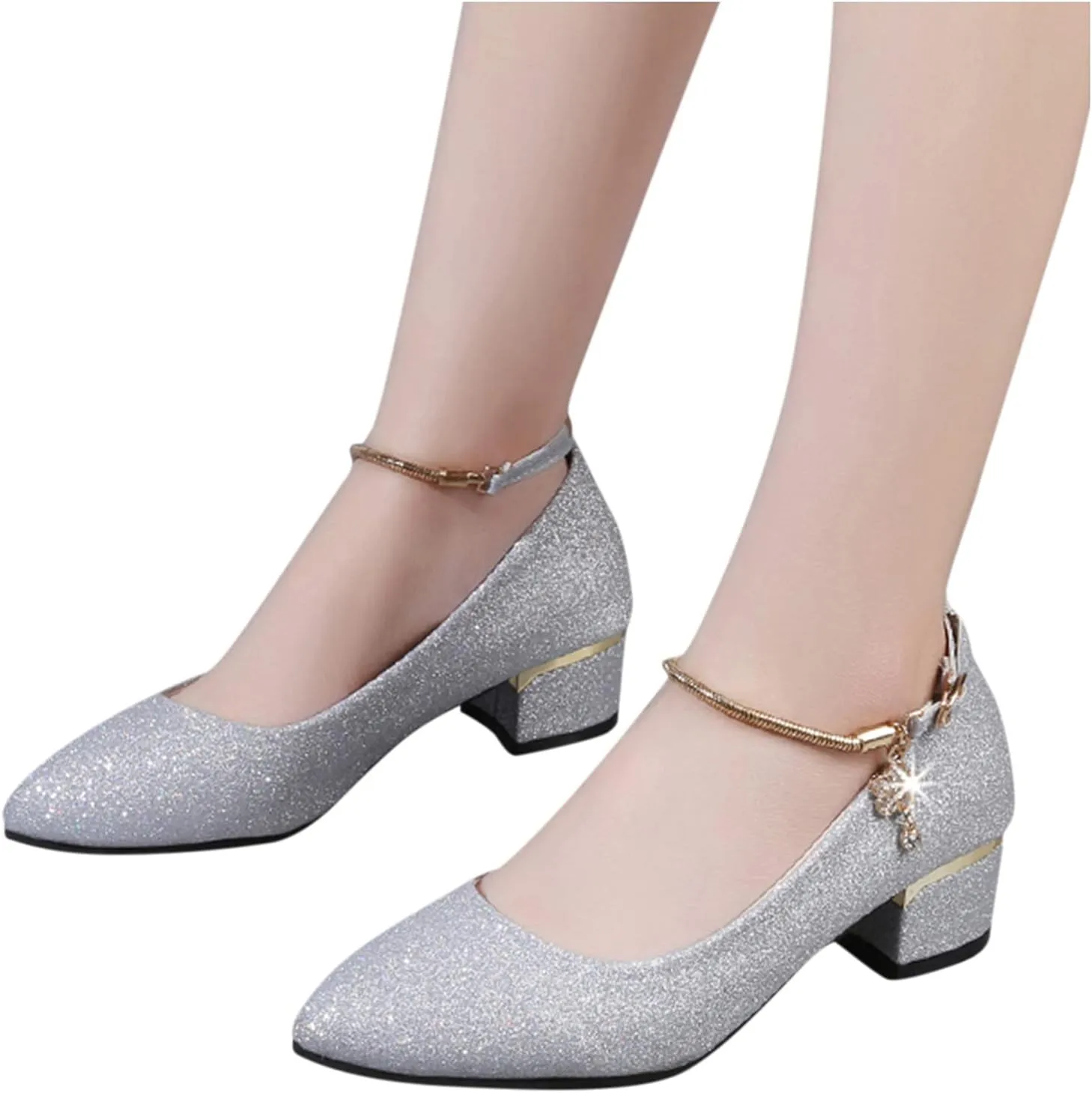 Sexy Casual Dress Shoes Sandals Single Ladies High Fashion Crystal Women Bohemian Heels Shoes Women's high Heels