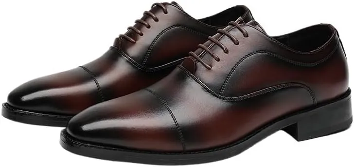 Shoes for Men Men's Business Formal Leather Shoes Oxford Orthopedic Shoes Dress Walking Driving Loafers Work Flats