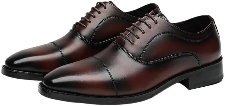 Shoes for Men Men's Business Formal Leather Shoes Oxford Orthopedic Shoes Dress Walking Driving Loafers Work Flats