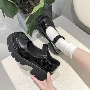 Shoes On Heels Lolita Platform Shoes Women Japanese Style Mary Jane
