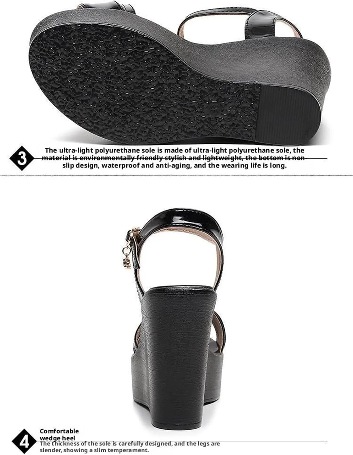 Shoes Women's Platform Wedges Sandals Summer High Heels Sandals