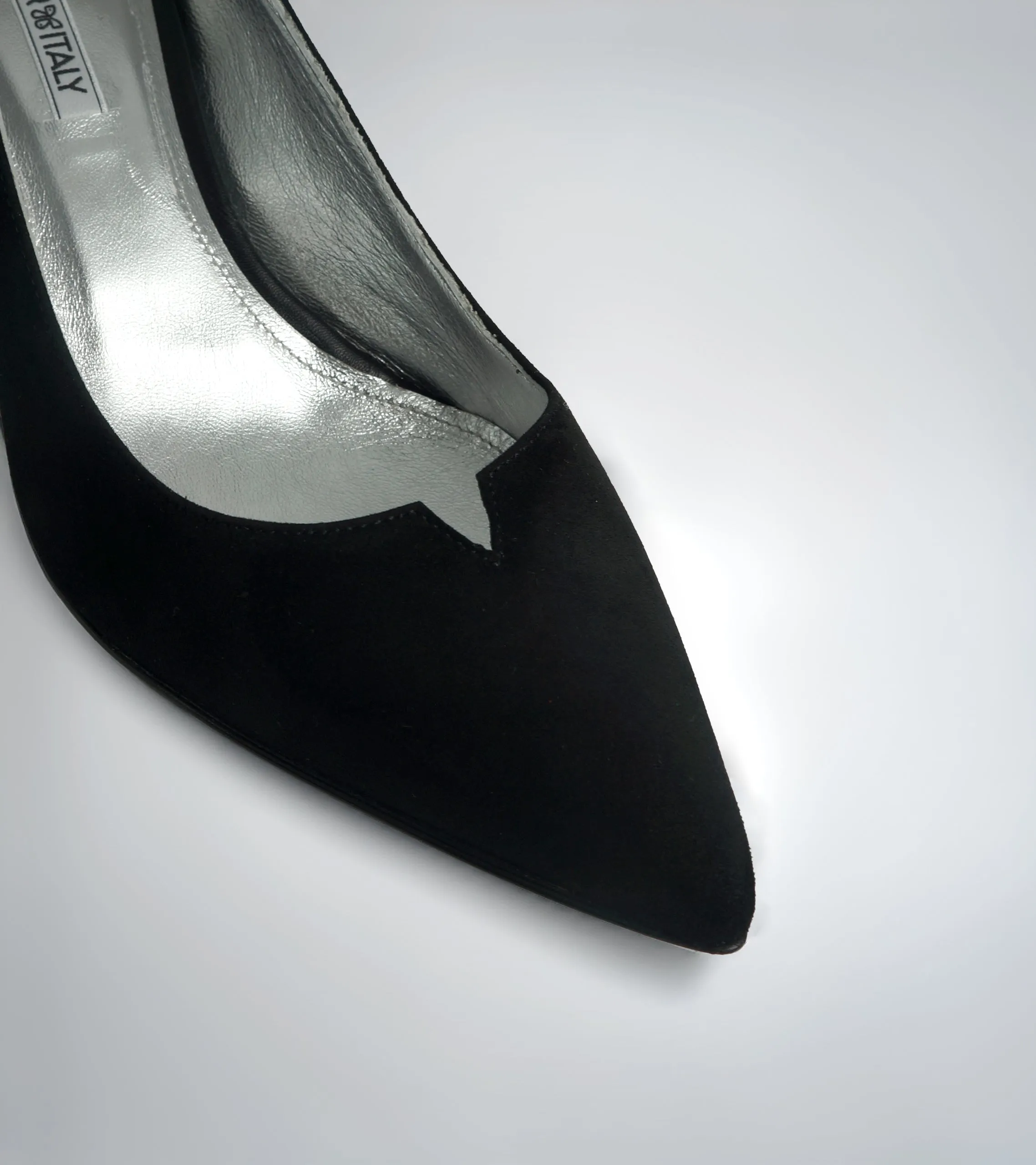 Simona - Suede Leather Block Heel