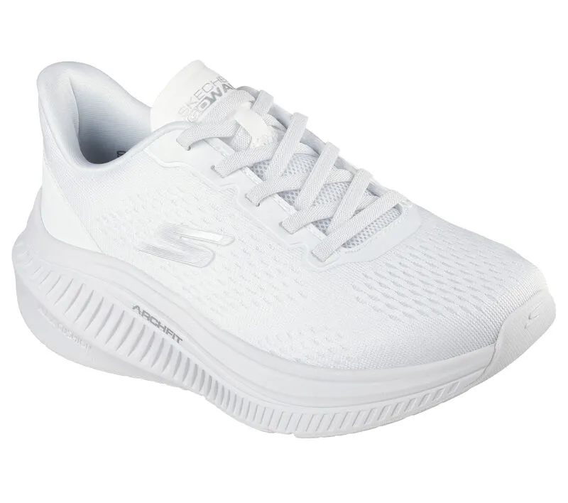 Skechers Women's GO WALK Max Cushioning Arch Fit Roslyn - White