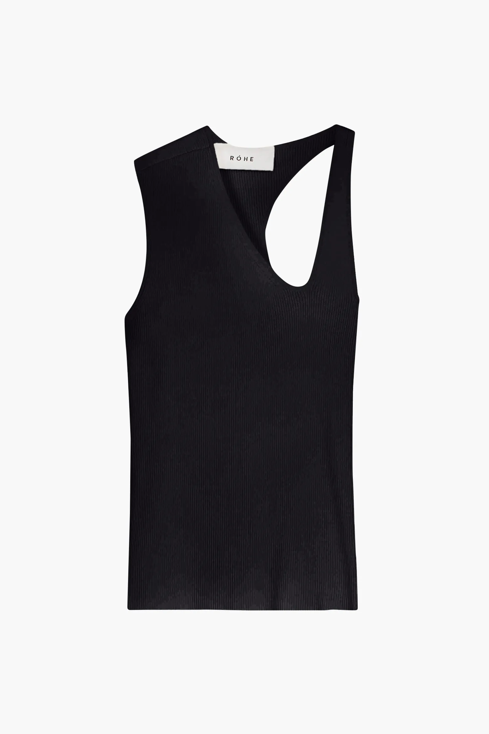 SLANTED NECKLINE TANKTOP