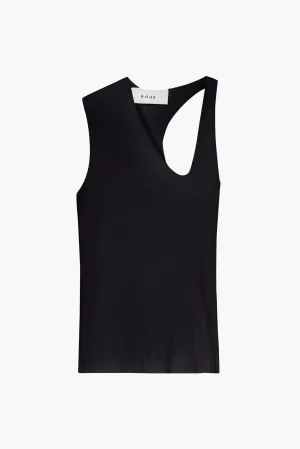 SLANTED NECKLINE TANKTOP