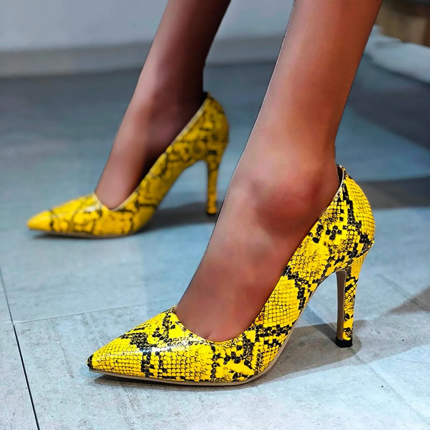 Slip on Elegant Pumps Casual Fashion Heels Outdoor High Breathable Leisure Shoes Women's Slippers Women's high Heels