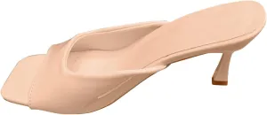 Slip on Elegant Pumps Toe Heels for Women Sexy 3 Inches Stiletto High Heels for Women Dressy Slip On Comfortable Wide