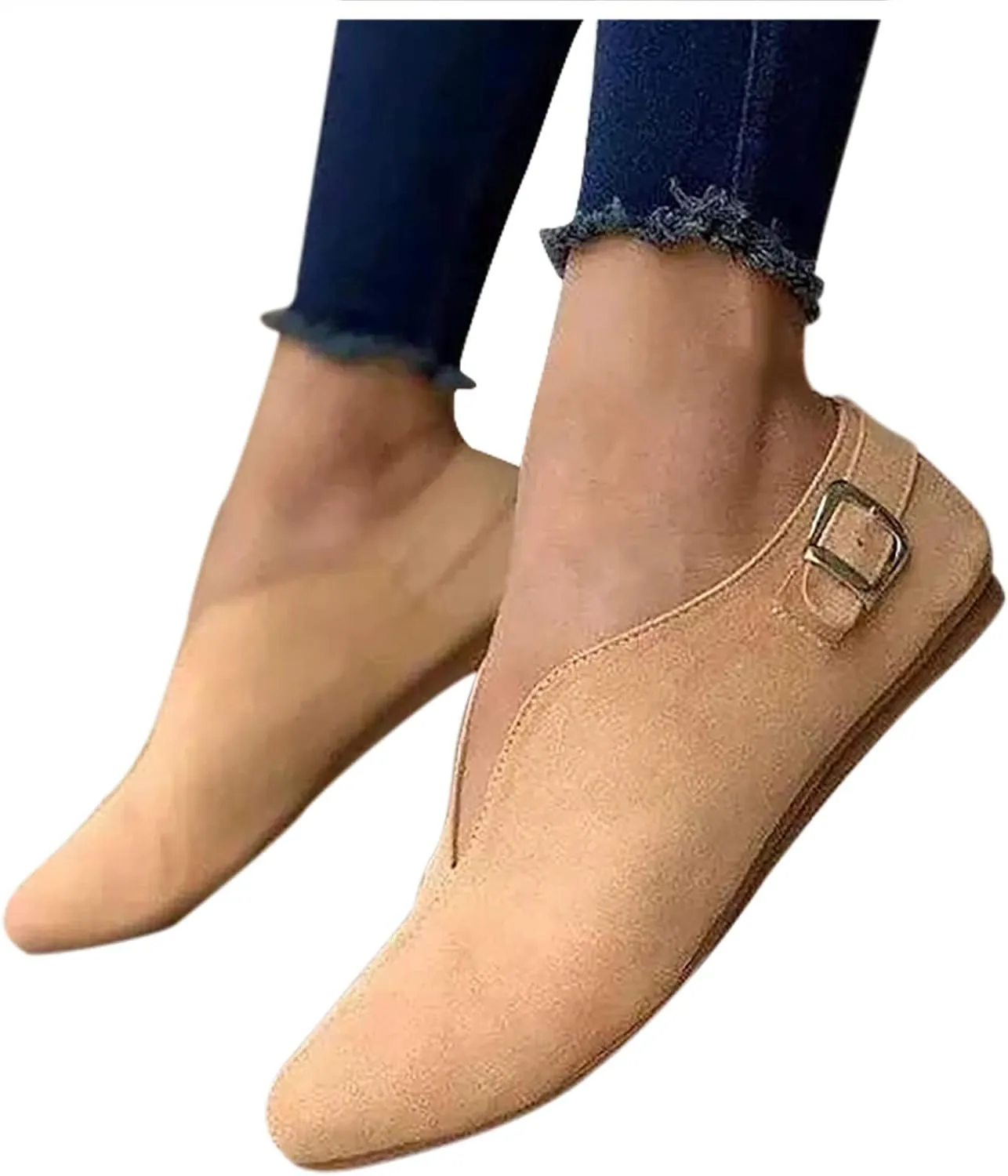 Slip on Shoes Women Comfortable Loafers for Men Wide Toe Box Trendy CasualClosed Head Cute Cozy Christmas Running Shoes Women Nursing Shoes Women