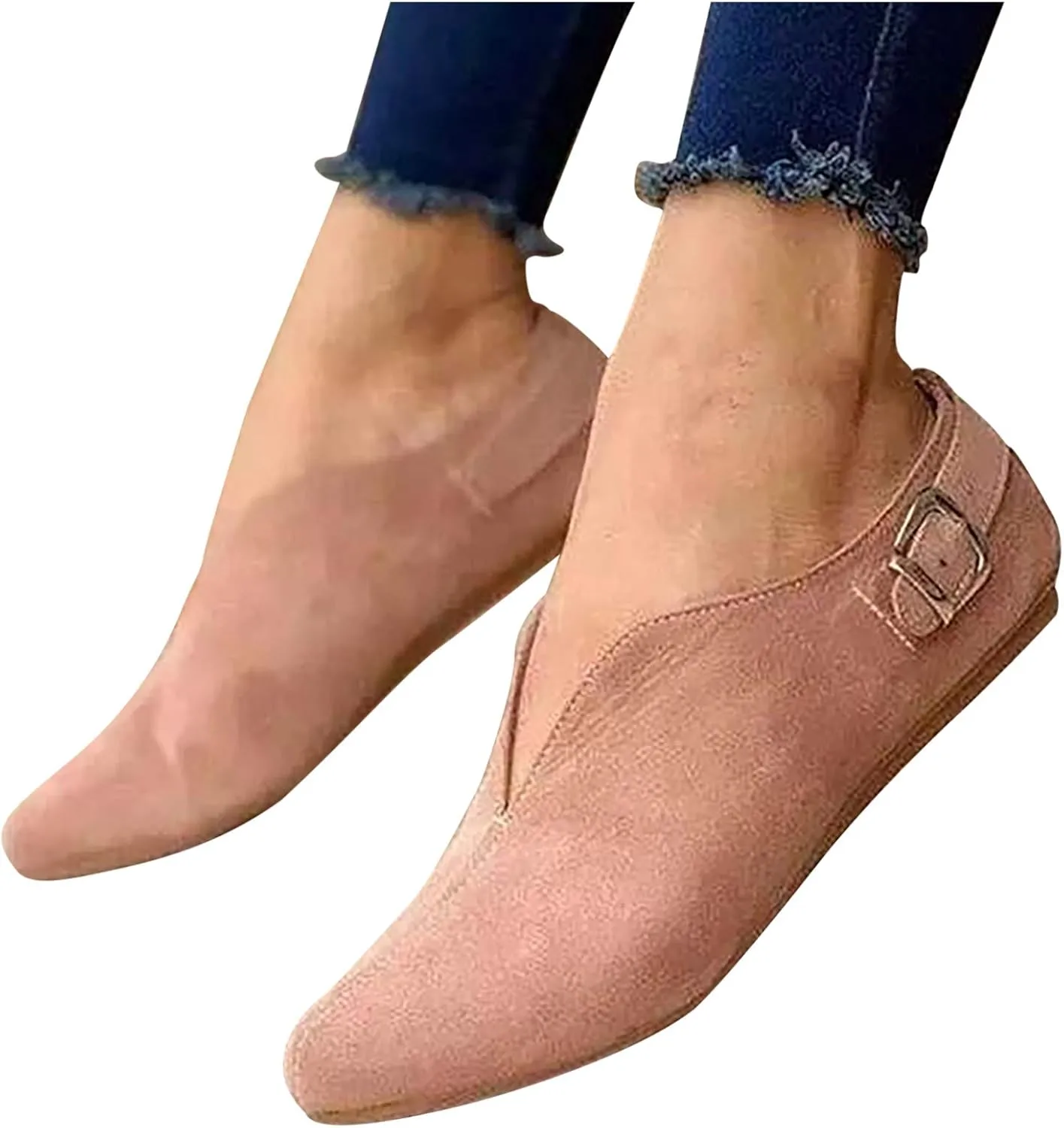 Slip on Shoes Women Comfortable Loafers for Men Wide Toe Box Trendy CasualClosed Head Cute Cozy Christmas Running Shoes Women Nursing Shoes Women
