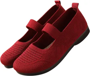 Slip on Walking Shoes for Women Casual Tennis Sneakers Sports Shoe Fashion Breathable Solid Color Flat Sandals