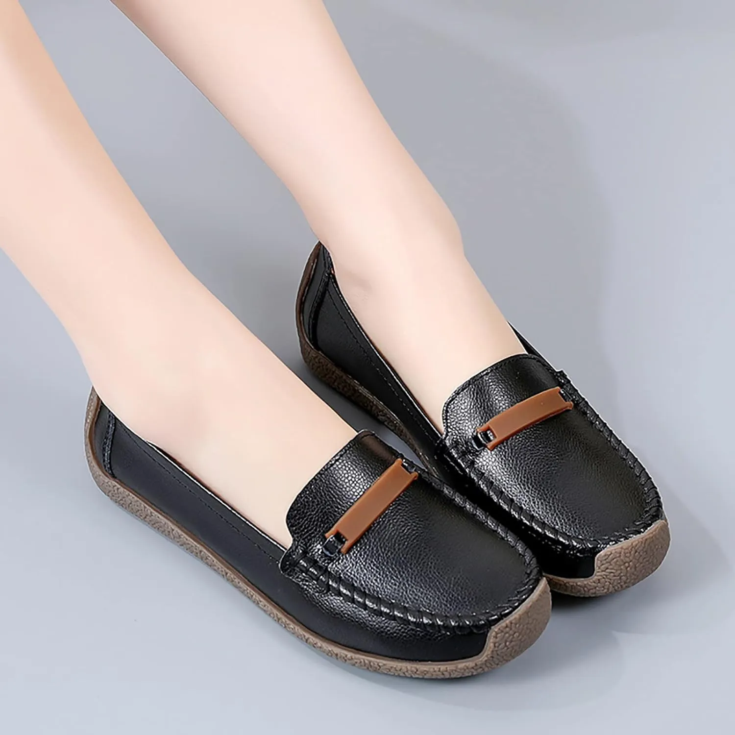 Slip On Women Comfort Walking Flat Loafers Casual Shoes Driving Loafers Walking Business Casual Dress Shoes for