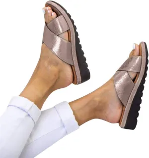 Slippers for Women Wide Width Gibobby 2019 Comfy Platform Sandals Shoes Summer Beach Travel Slipper Flip Flop