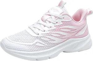 Sneakers for Women Mesh Breathable Running Shoes Lace Up Padded Sneakers Waterproof Low Top Walking Shoes