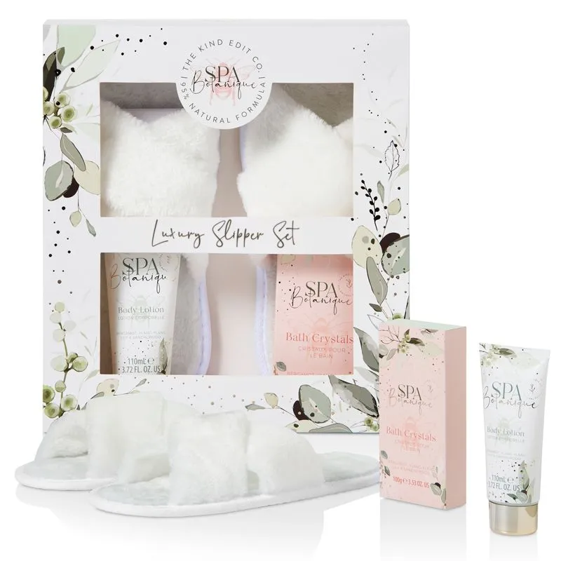 Spa Botanique Luxury Slipper Gift Set