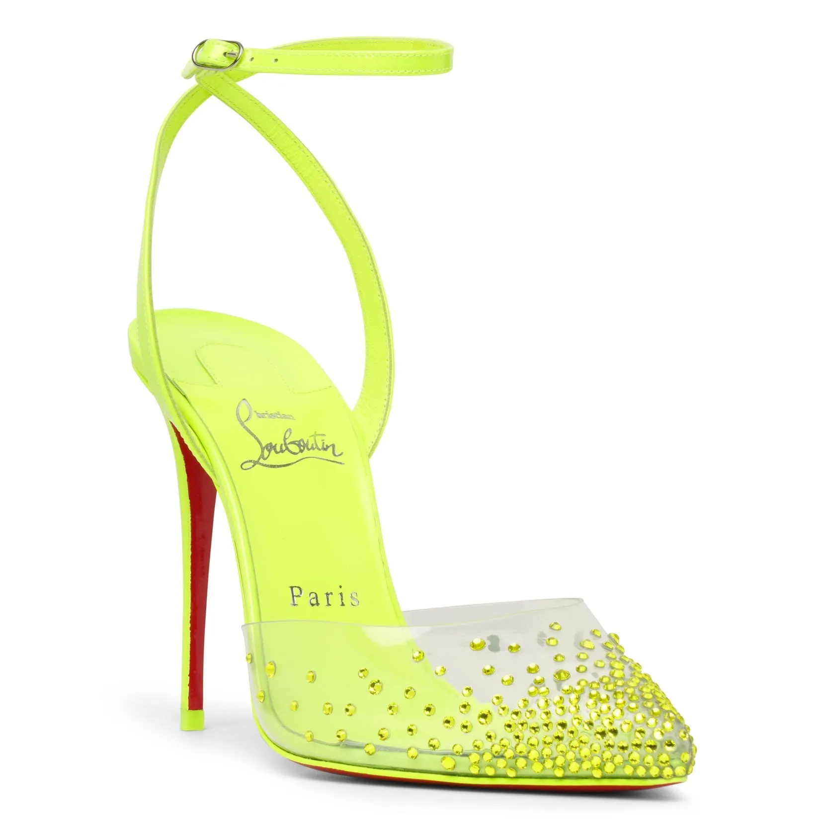 Spikaqueen 100 yellow pumps