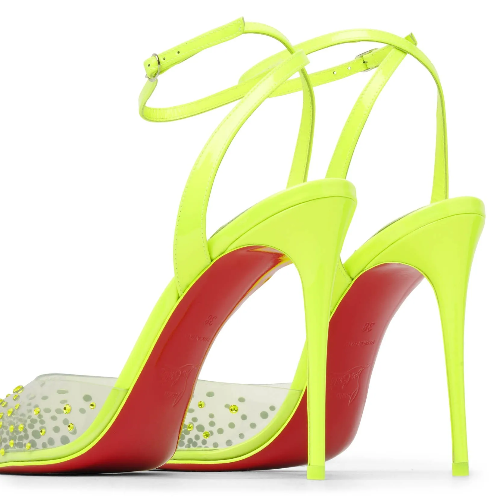 Spikaqueen 100 yellow pumps