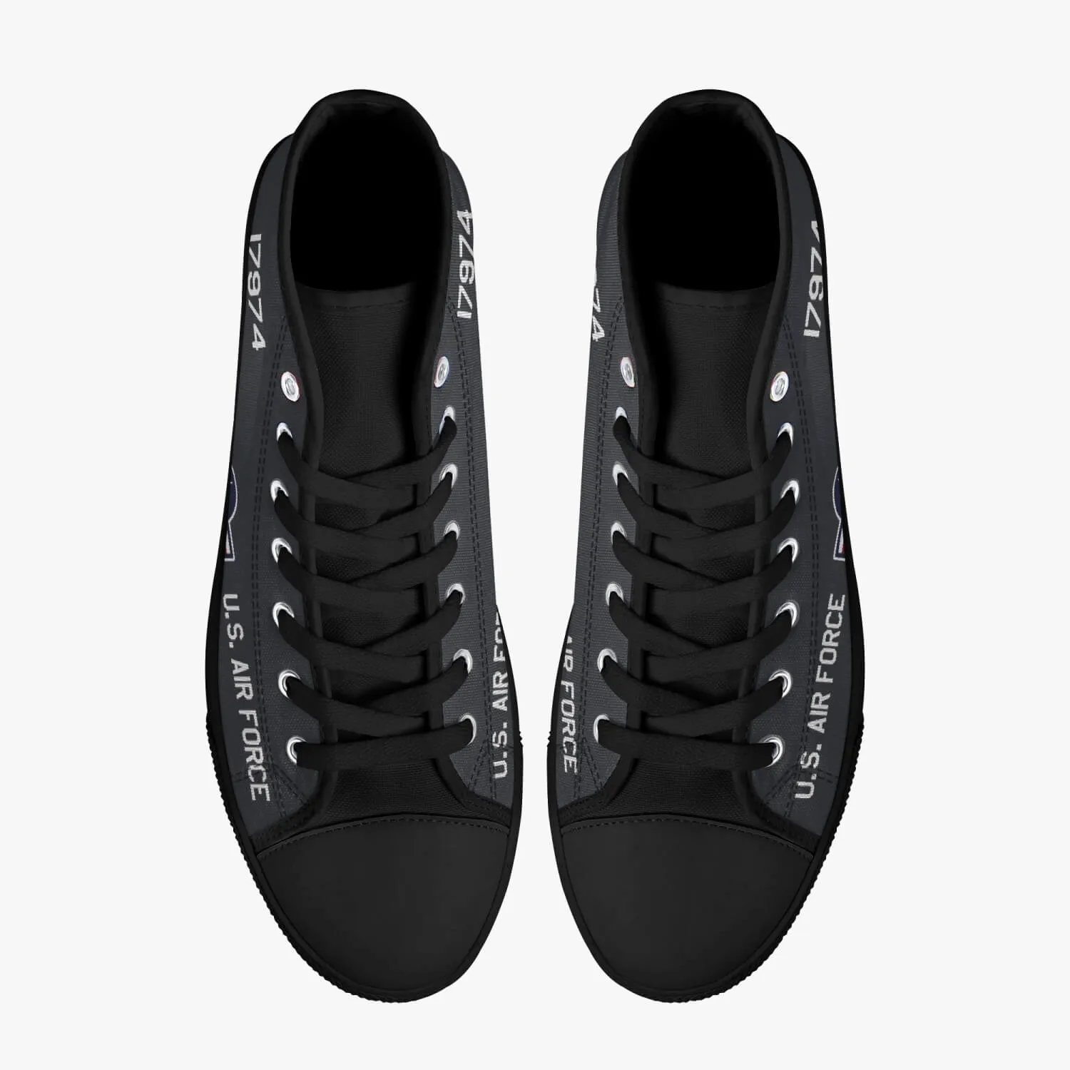SR-71 "Blackbird" (61-7974) High Top Canvas Shoes