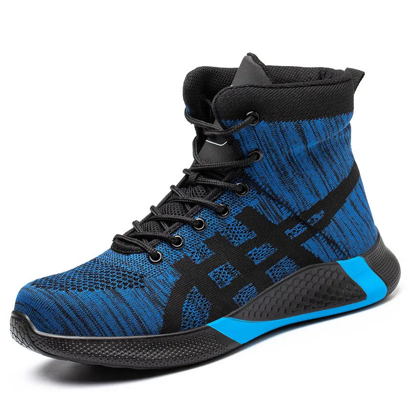Steel Toe Shoes for Men Women Lightweight Work Safety Sneakers Comfortable Puncture Proof for Industrial Coustruction