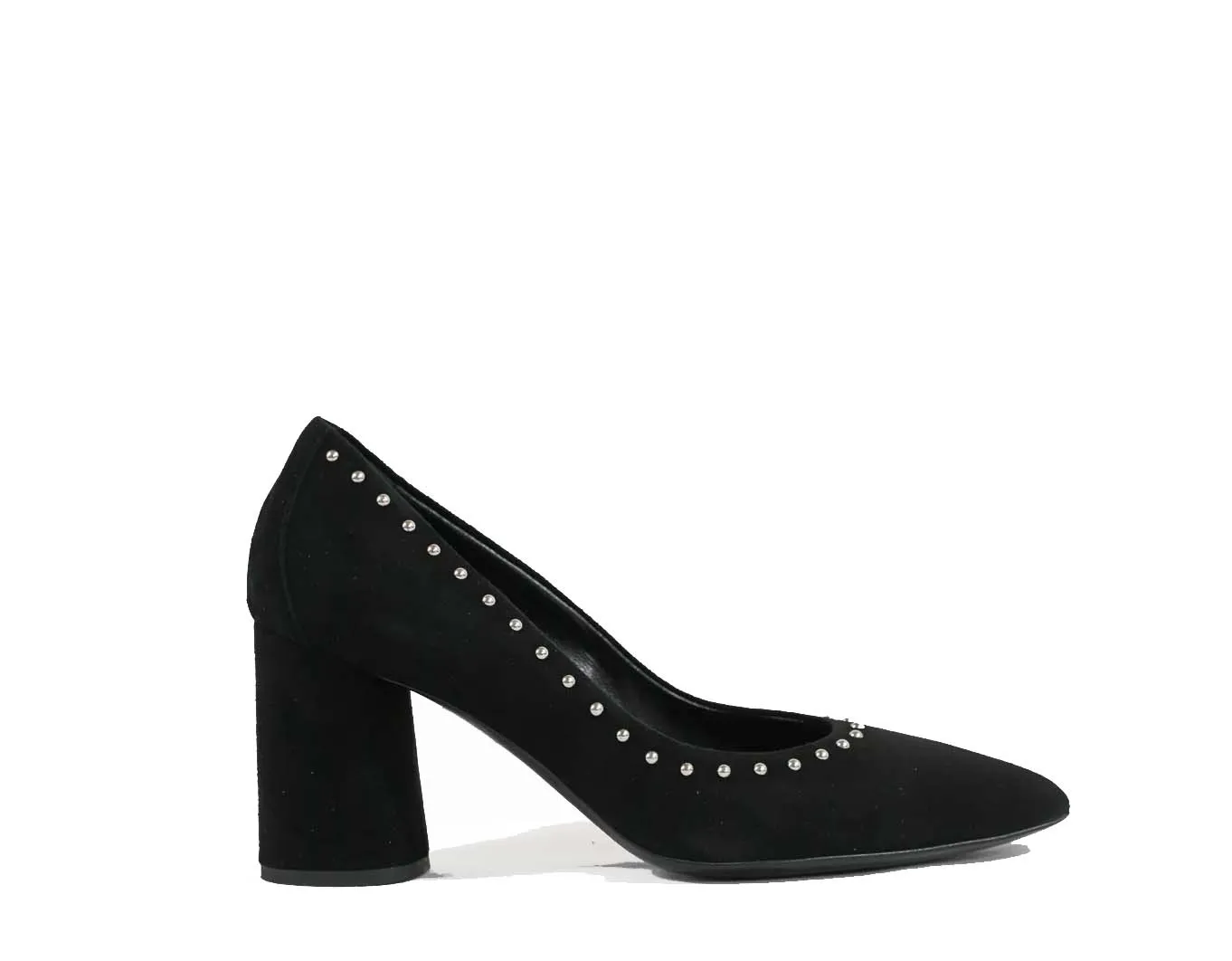 Stefano Stefani Women's Black Stud Suede Pump 7144 40% off