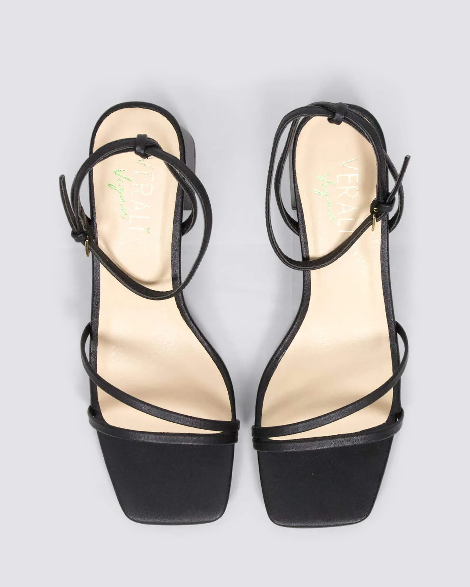 STEVIE BLOCK HEELS BLACK