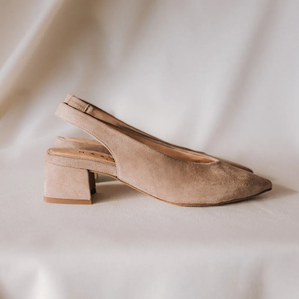 STILETTO GRETA ANTE NATURAL TACÓN 4CM