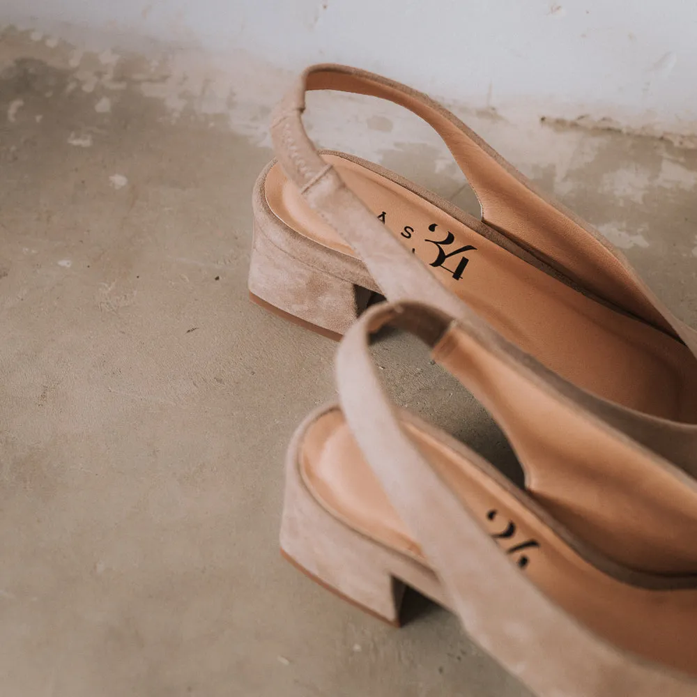 STILETTO GRETA ANTE NATURAL TACÓN 4CM