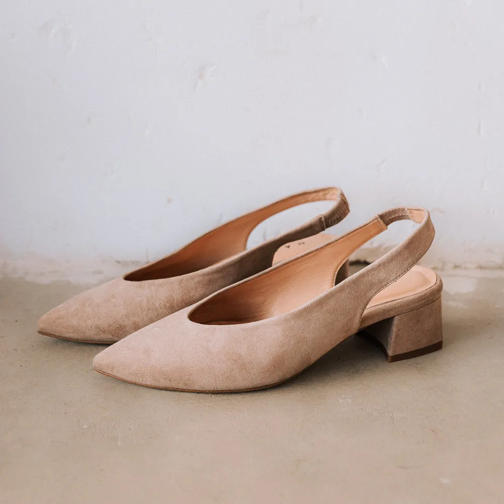 STILETTO GRETA ANTE NATURAL TACÓN 4CM