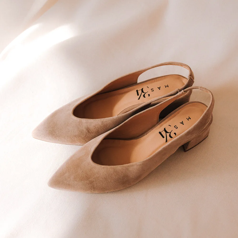 STILETTO GRETA ANTE NATURAL TACÓN 4CM