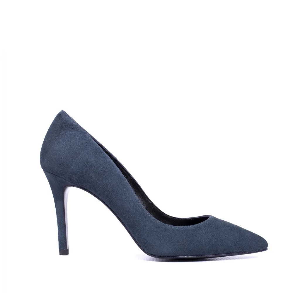 STILETTO VEGA ANTE GRIS OSCURO TACÓN 7,9CM