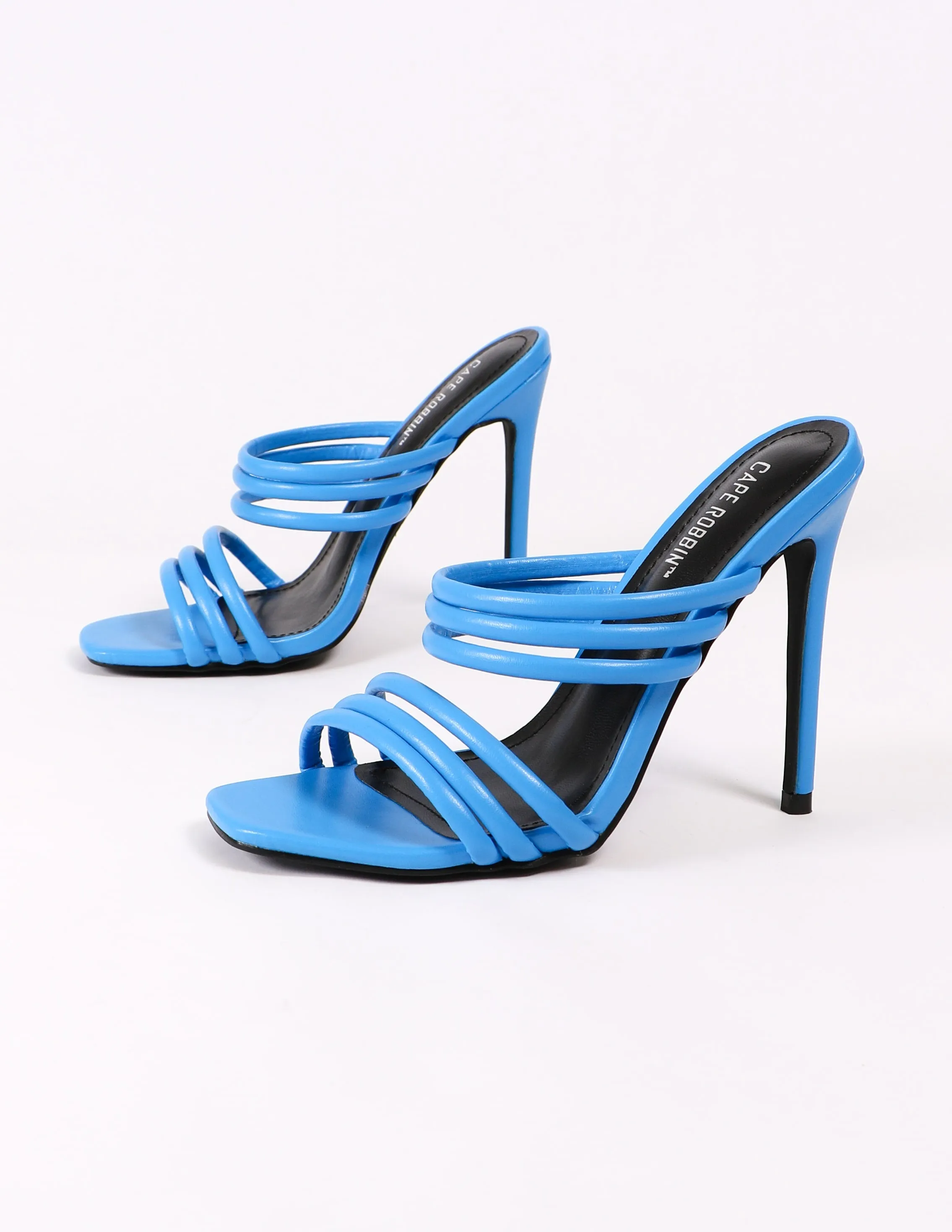 STRAPPY HOUR HEEL - Blue