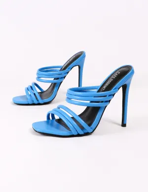 STRAPPY HOUR HEEL - Blue
