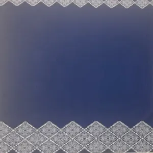 Stretchable Material White on Navy Blue- Size: 60"x36"