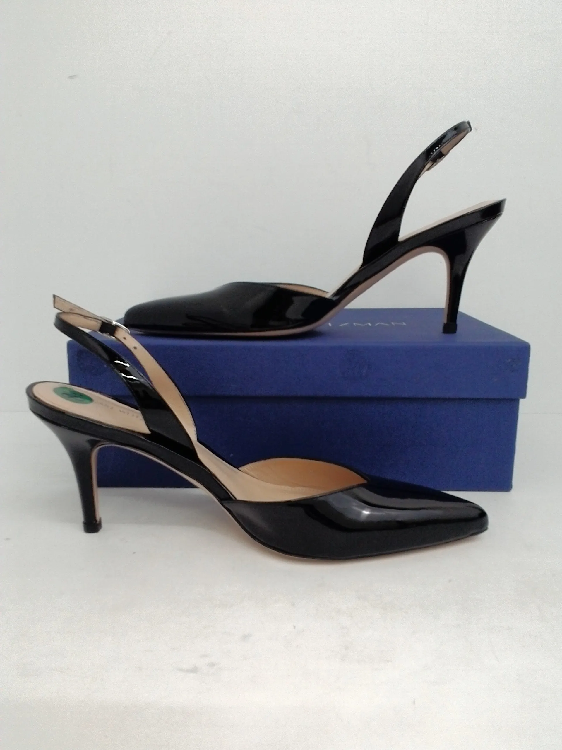Stuart Weitzman Women's Black Patent Leather Size 8.5 M