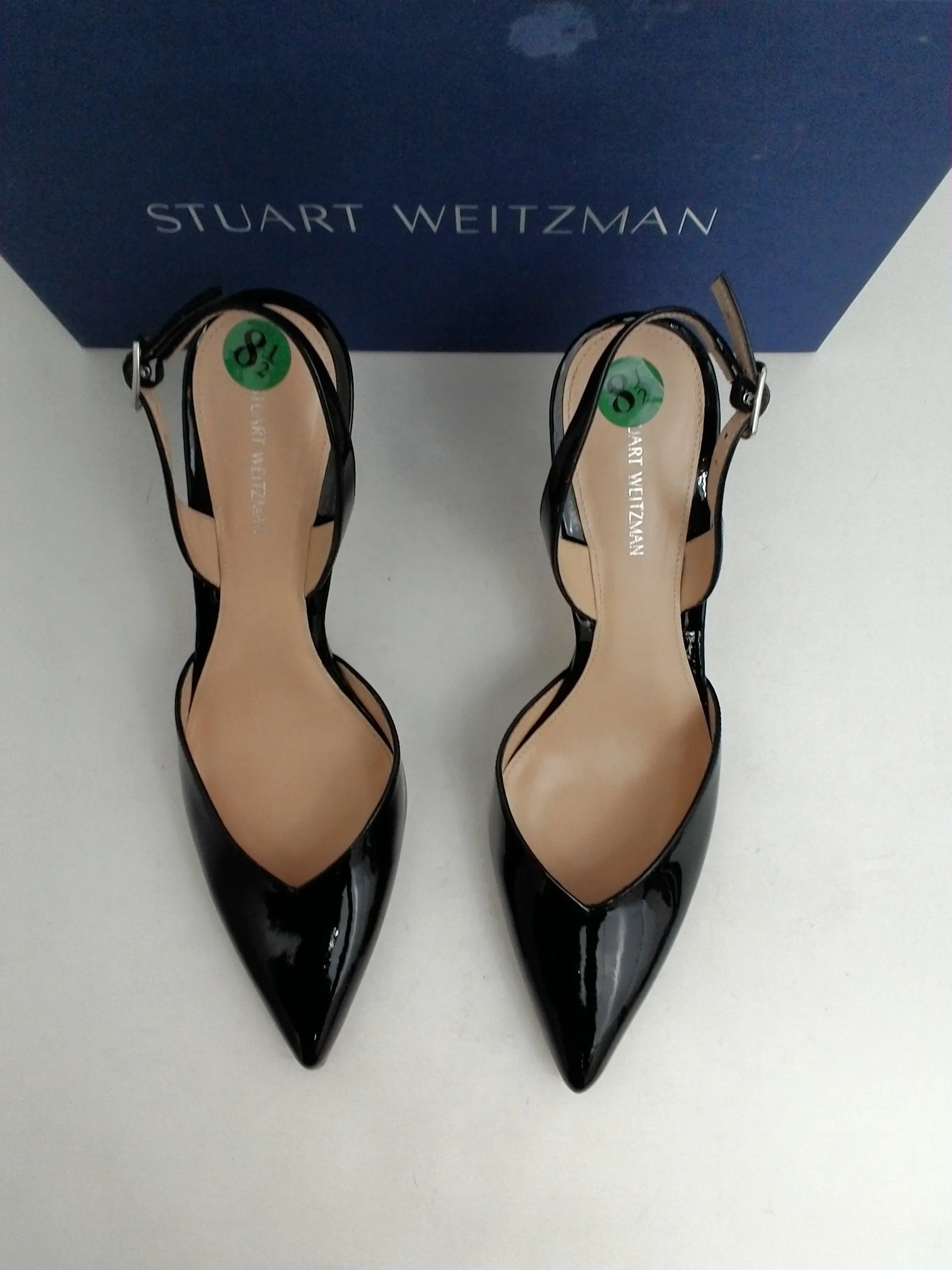 Stuart Weitzman Women's Black Patent Leather Size 8.5 M