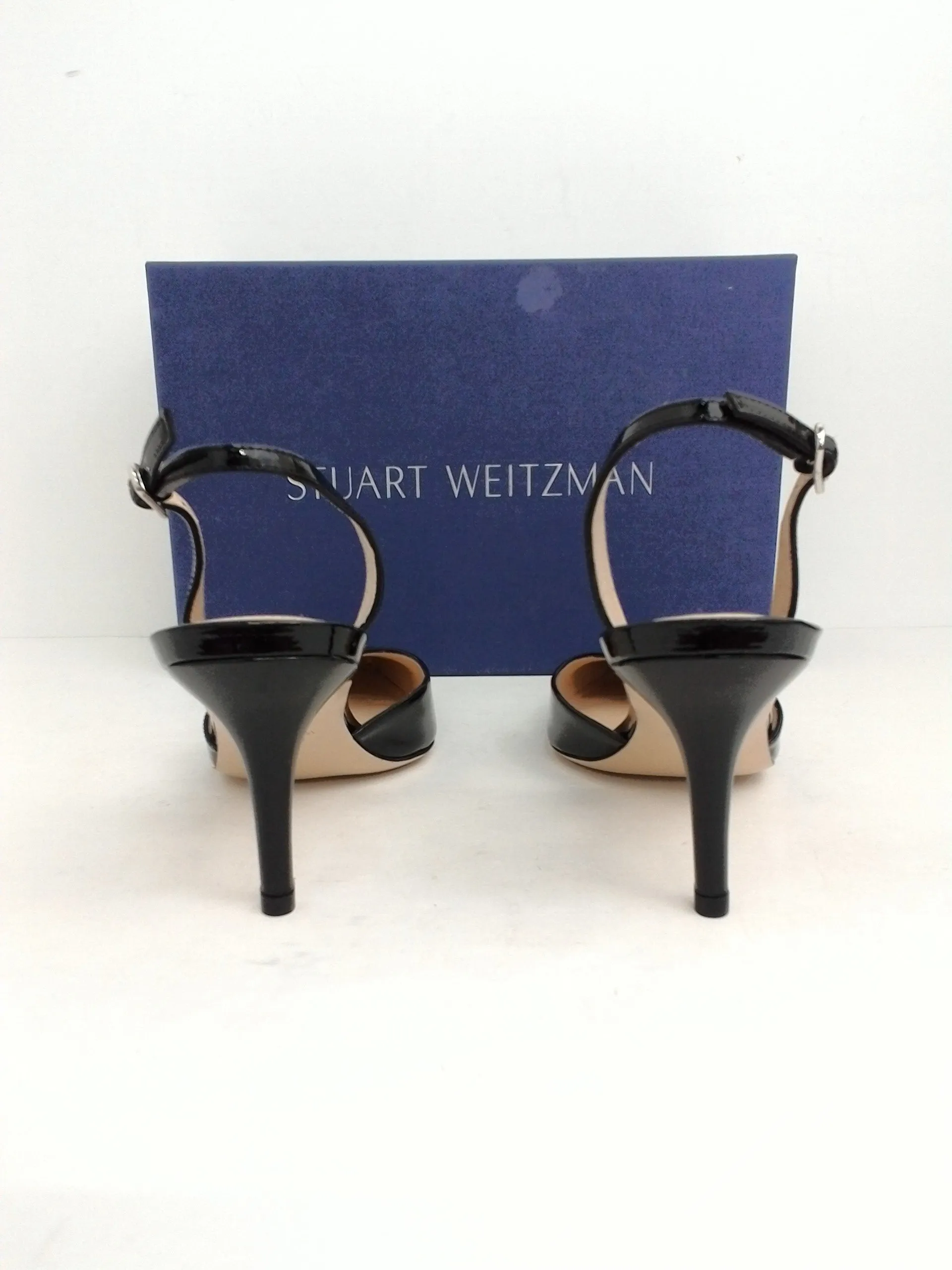 Stuart Weitzman Women's Black Patent Leather Size 8.5 M