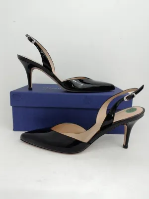 Stuart Weitzman Women's Black Patent Leather Size 8.5 M