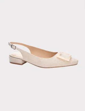 Sweetie Linen Slingback