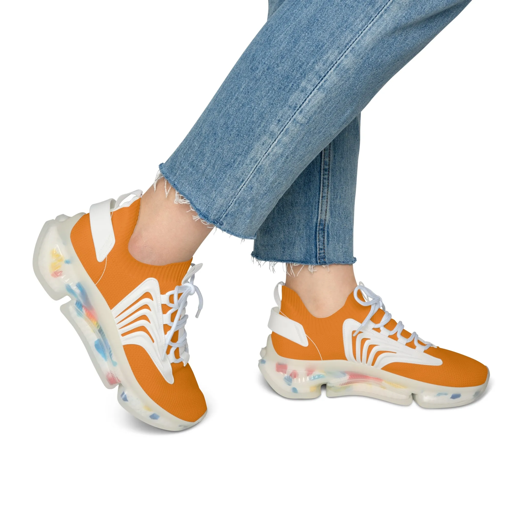 Tangerine Women's Mesh Sneakers