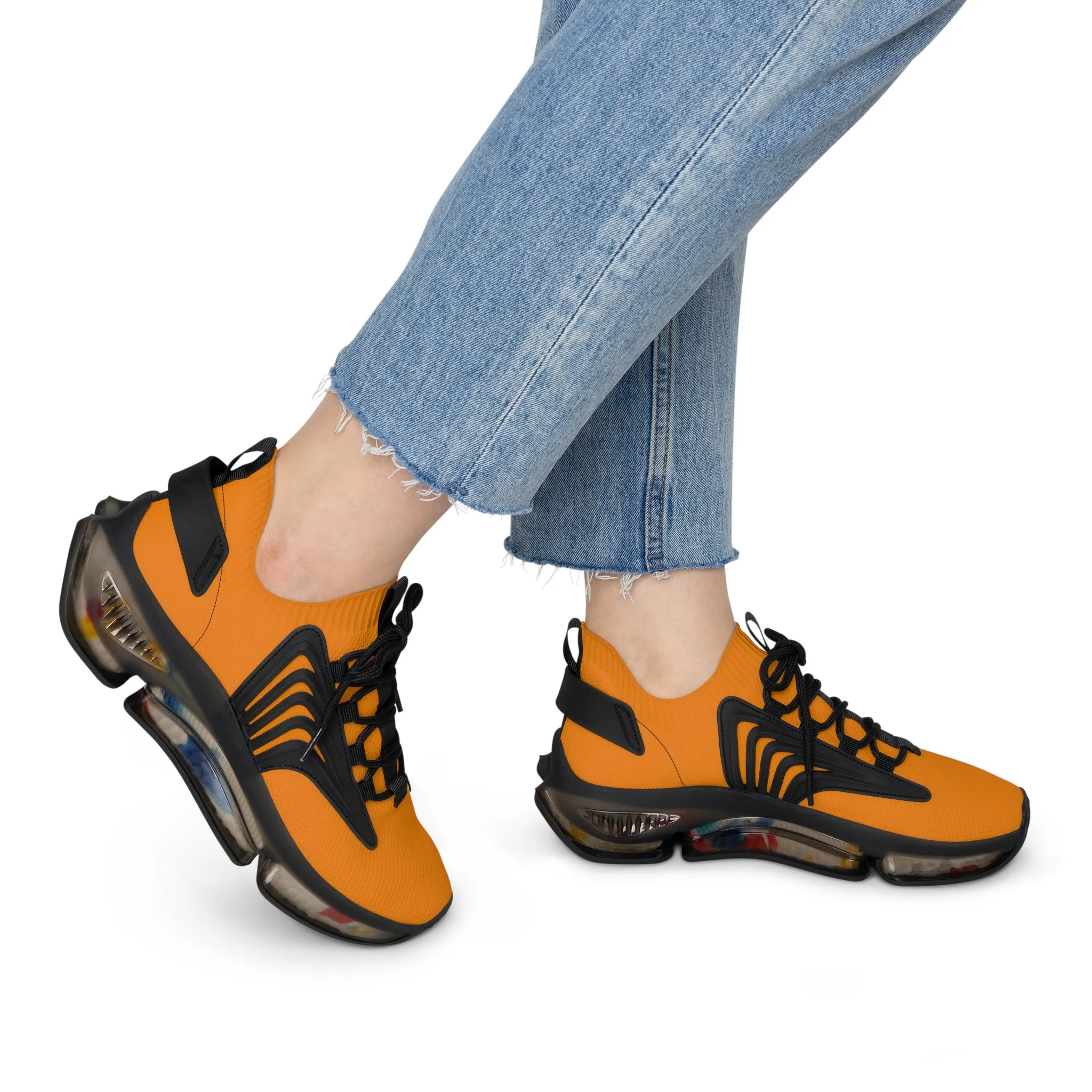 Tangerine Women's Mesh Sneakers