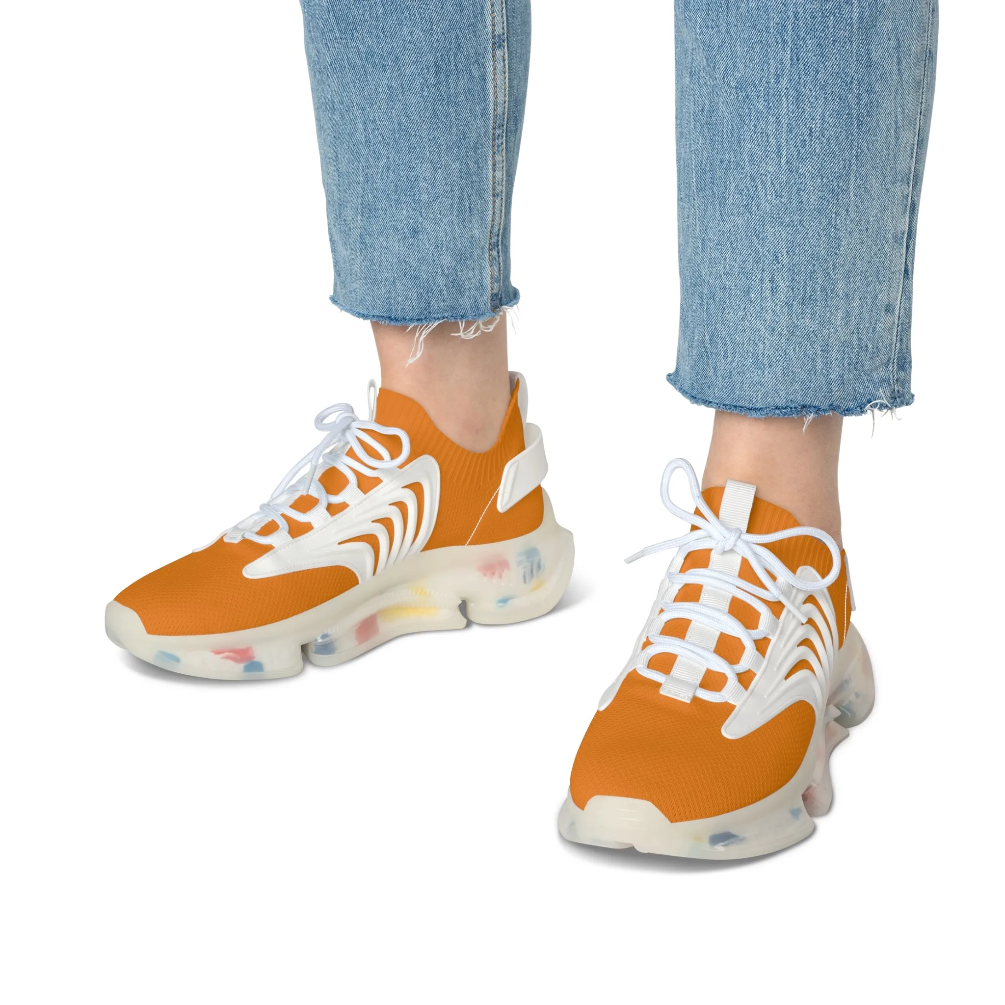 Tangerine Women's Mesh Sneakers