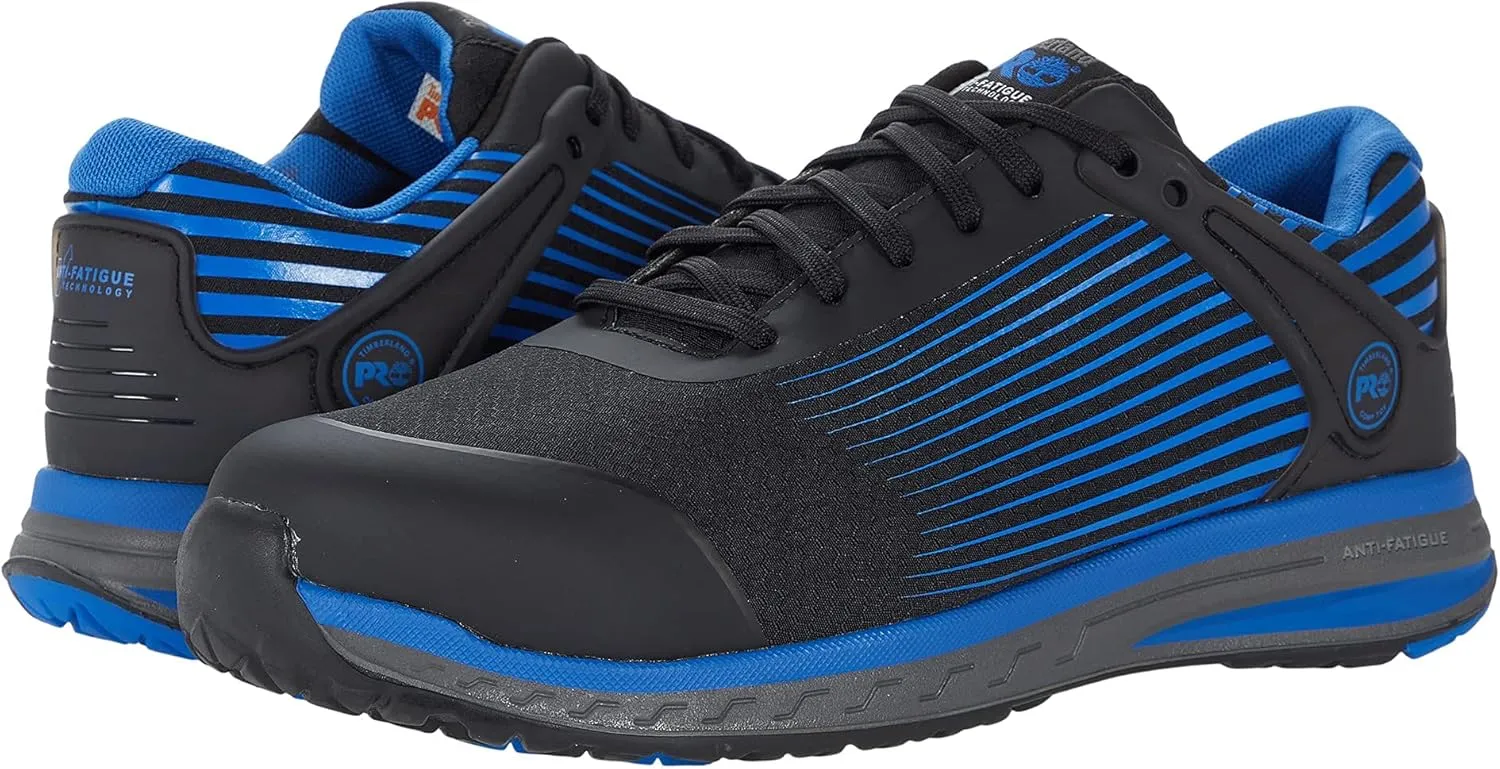 Timberland Day One Safety Drivetrain Low Composite Safety Toe Black/Pantone Blue 7 B (M)